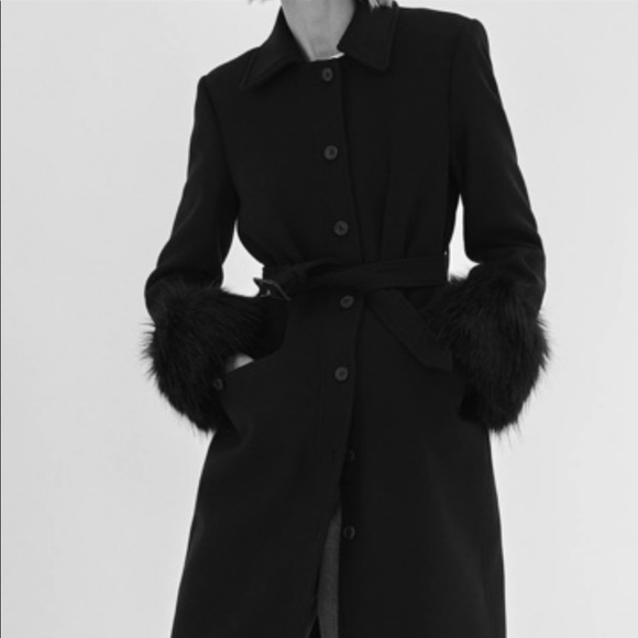 Zara Jackets & Blazers - Zara fitted wool blend coat- worn once!